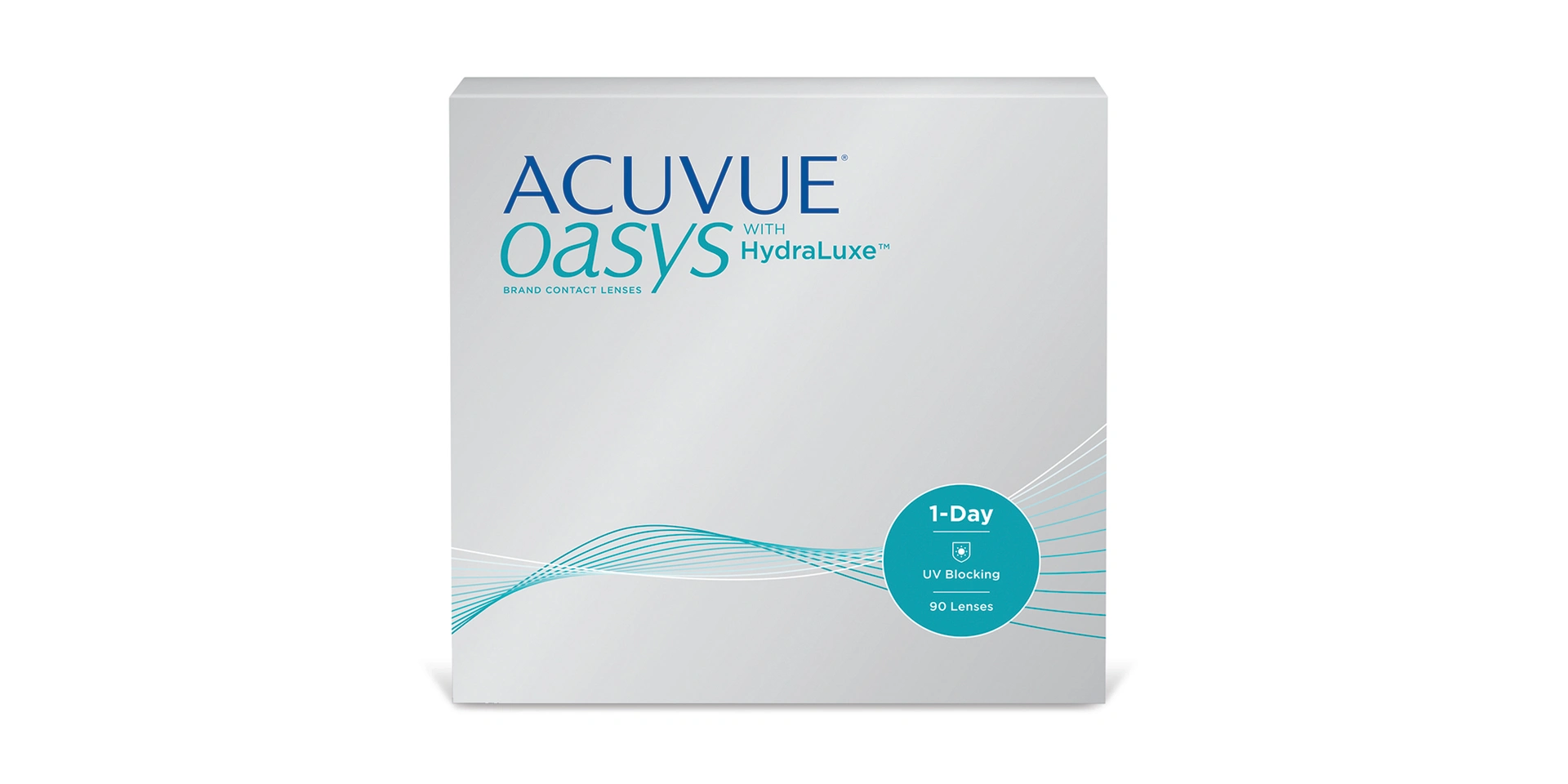 Oasys 1-Day with Hydraluxe Clear Contact Lenses - Pack of 90